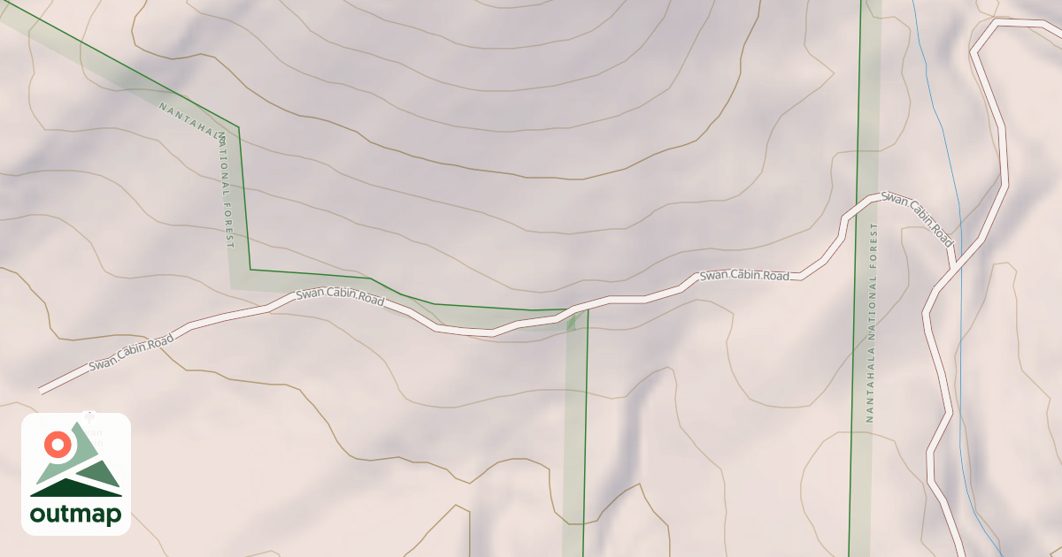 Map of SWAN CABIN