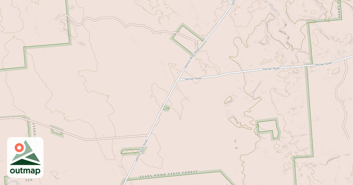 Map of Salmon River Road Trail