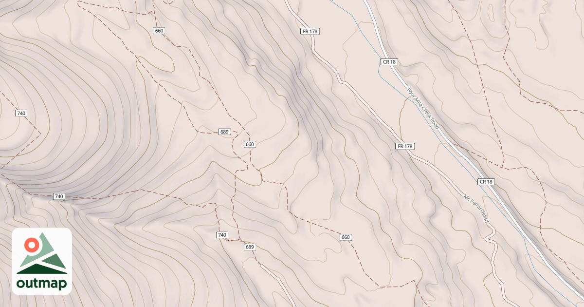 Map of Louie's Loop