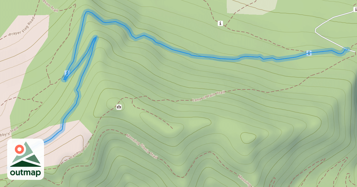 Map of Quarry Mountain Trail