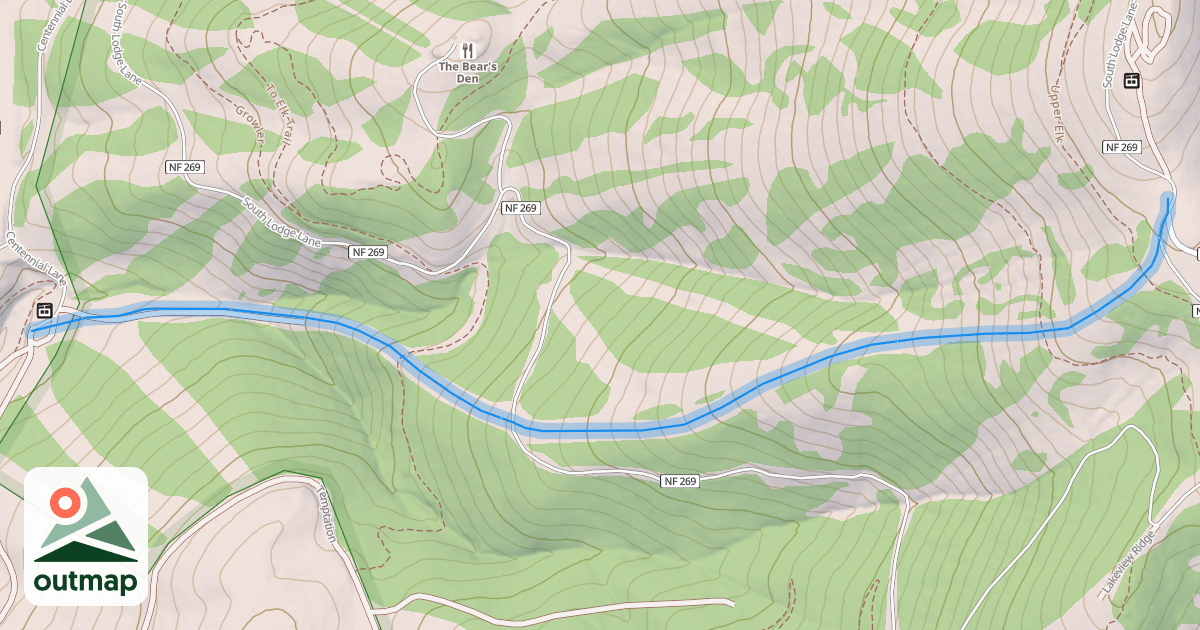 Map of 45th Parallel