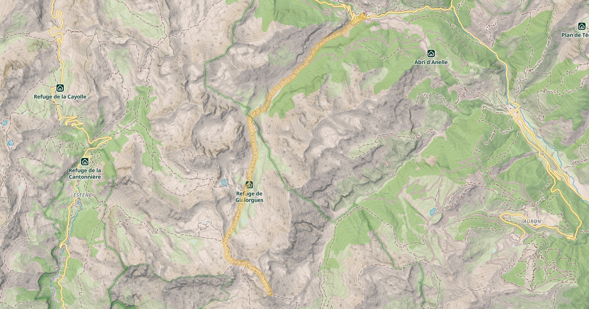 Map preview of Cime de Pal — Saint-Dalmas-le-Selvage