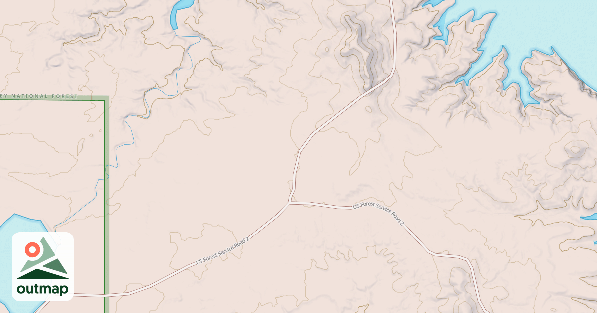 Map of HAYSTACK SOUTH