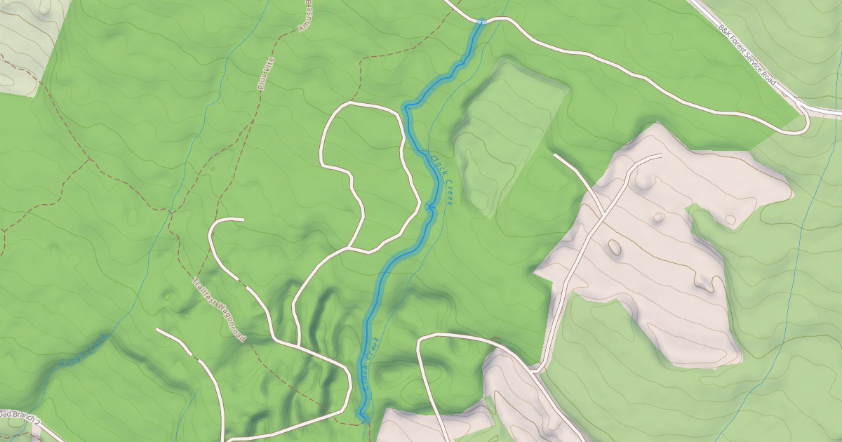 Map preview of Clack Creek Ridge