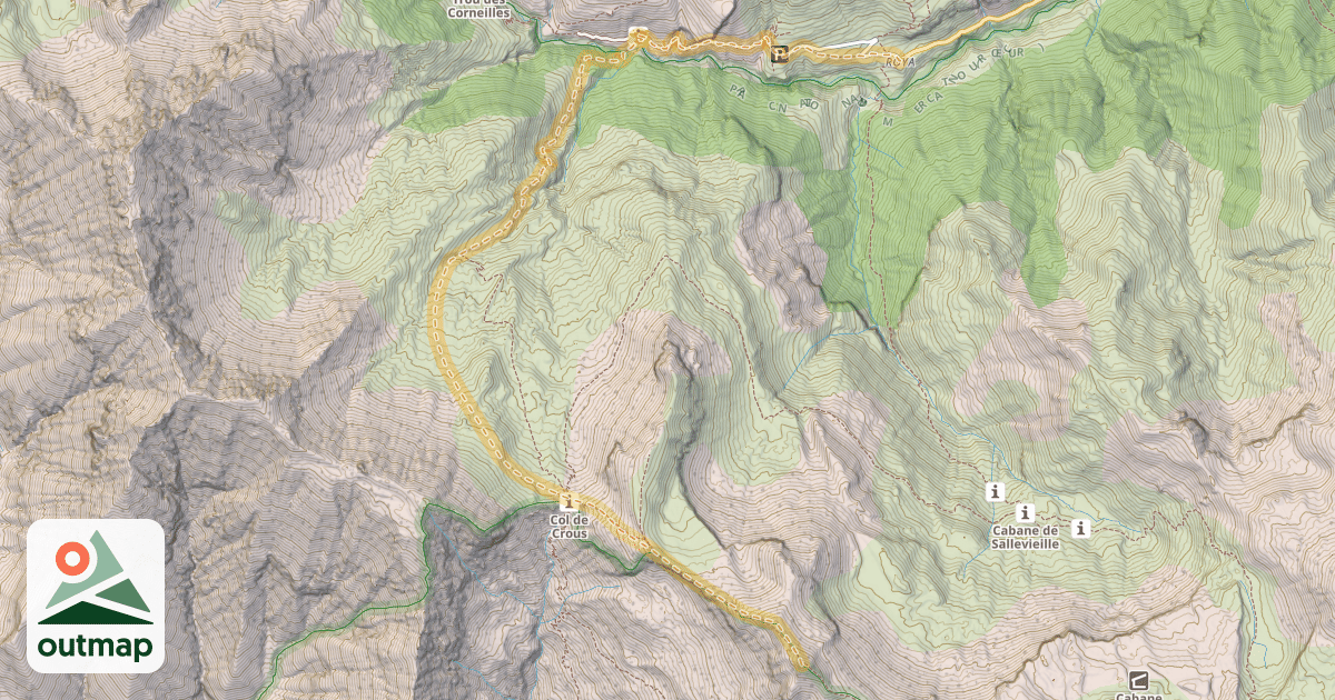 Map of Cime Nègre — Roya
