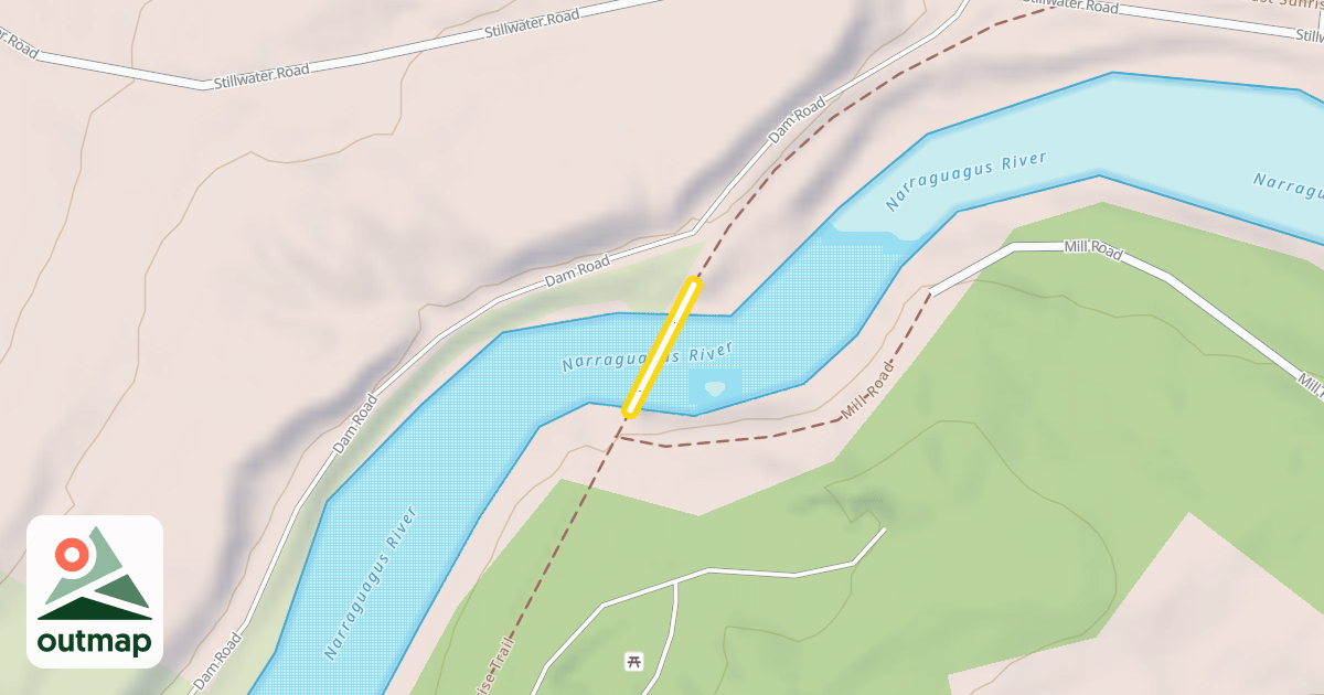 Map of Down East Sunrise Trail