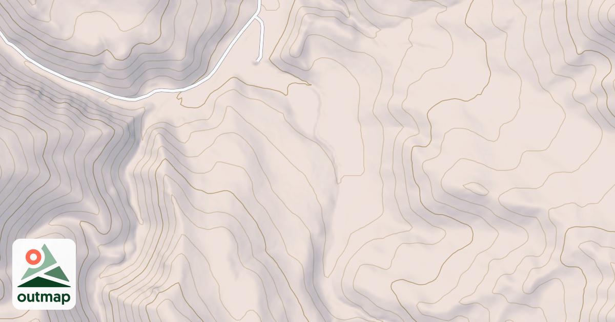 Map of Badger Gulch-Beaverdam Pass