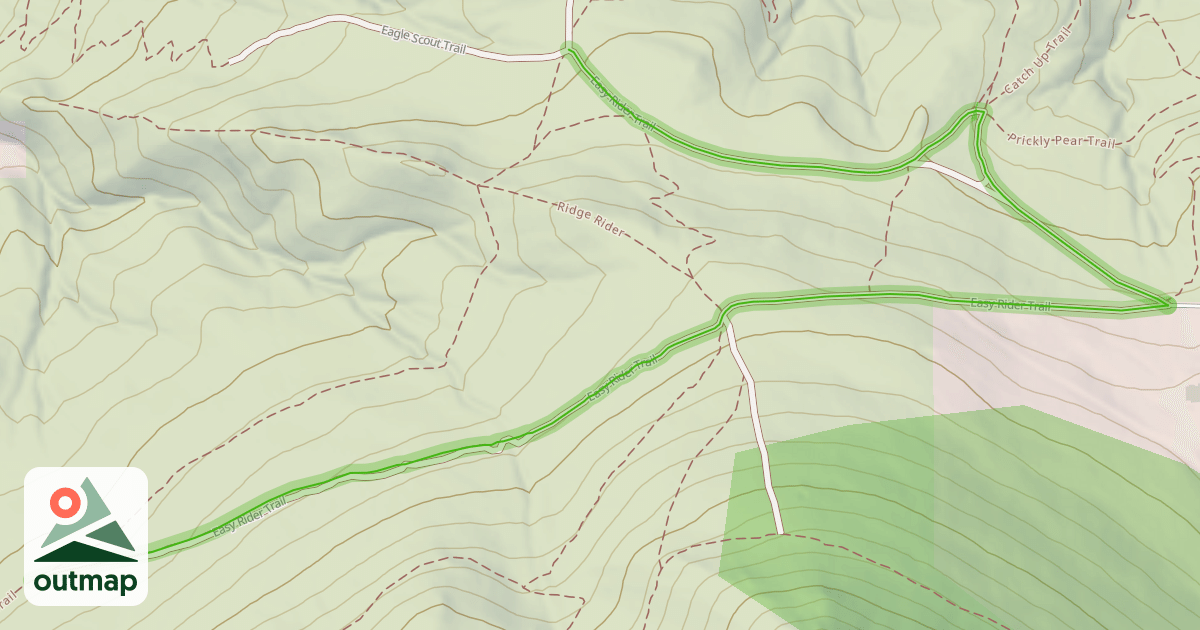 Map of Easy Rider Trail