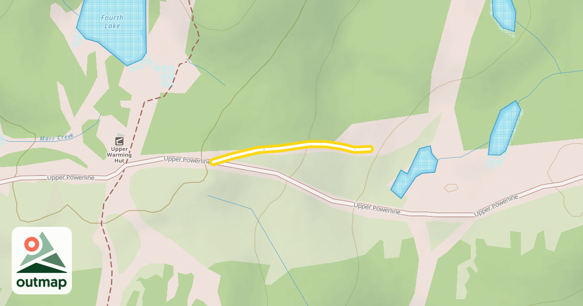Map of Hunter's Powerline