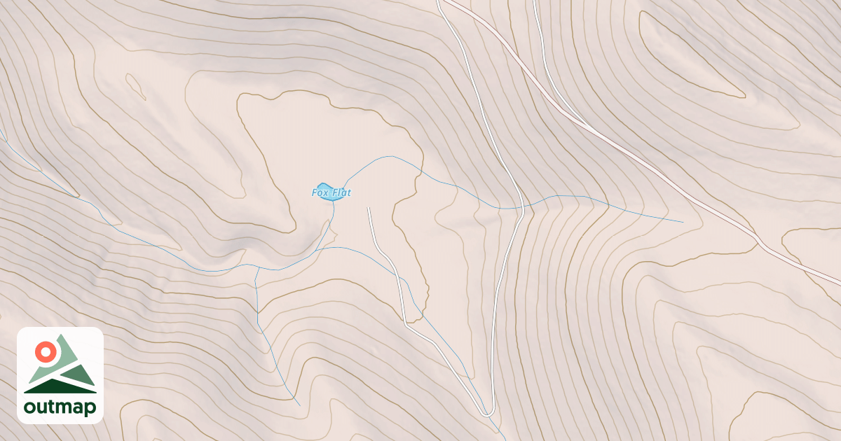 Map of FOX FLAT