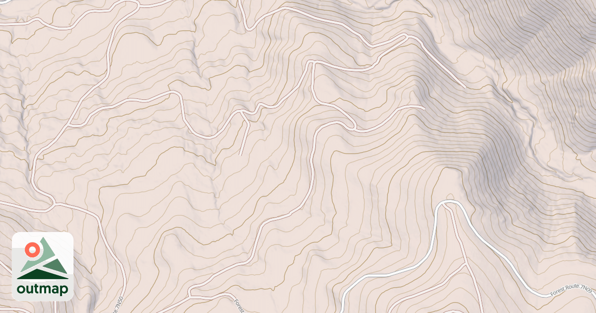 Map of USFS National Forest System Roads {8327C4D6-4BFF-4F3D-A182-846FEB270844}