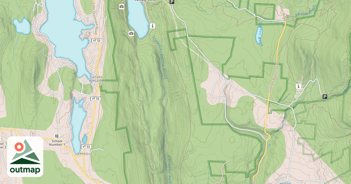 Map of Ridge