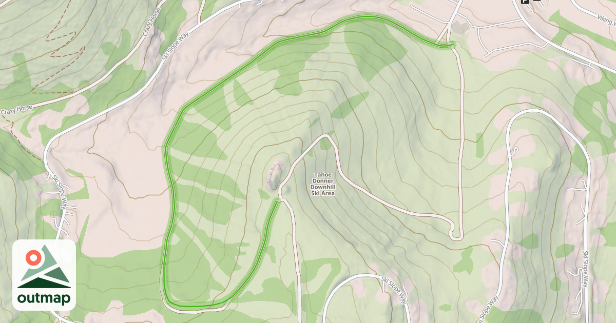 Map of Mile Run