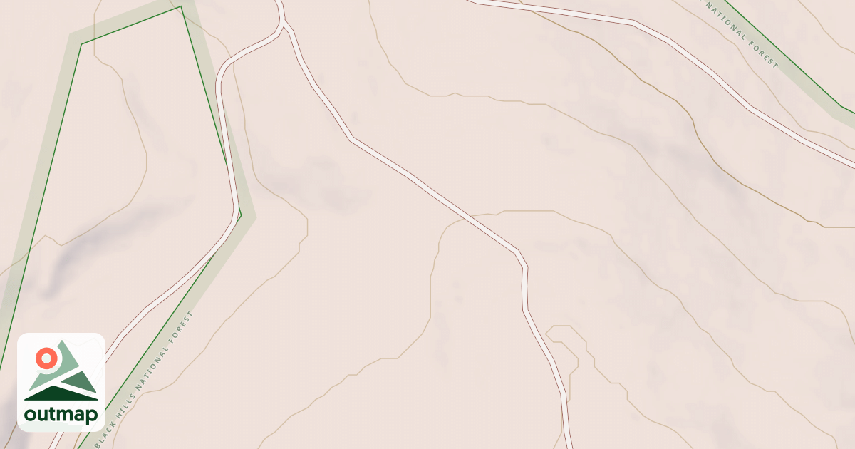 Map of GIBSON BRANCH 1D