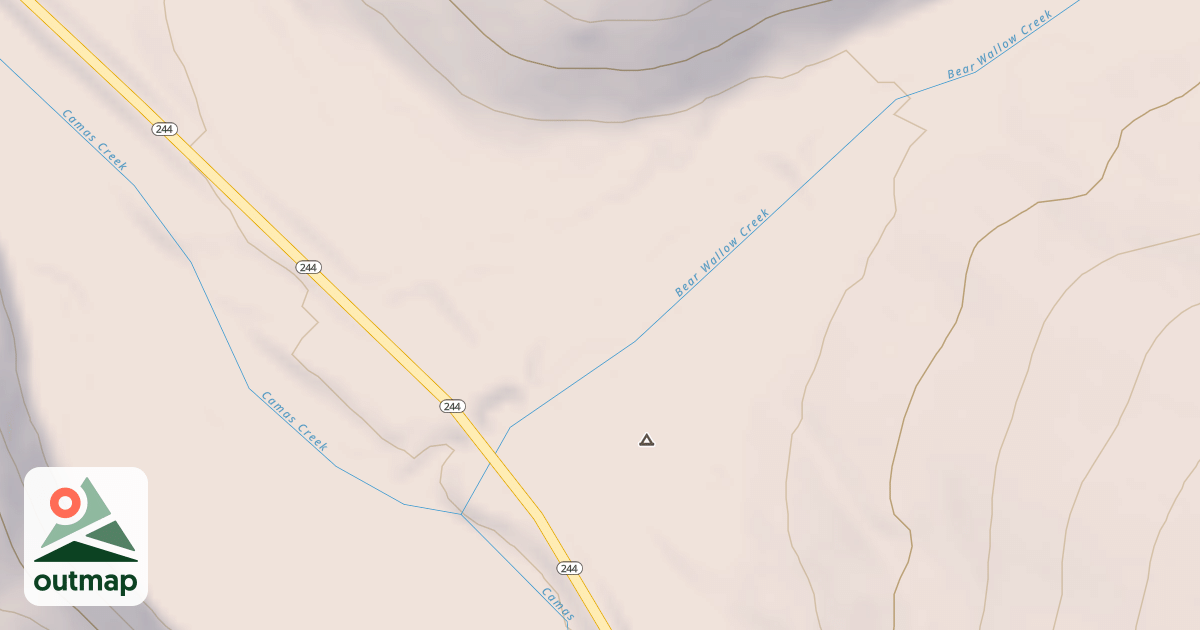 Map of BEAR WALLOW CREEK CG