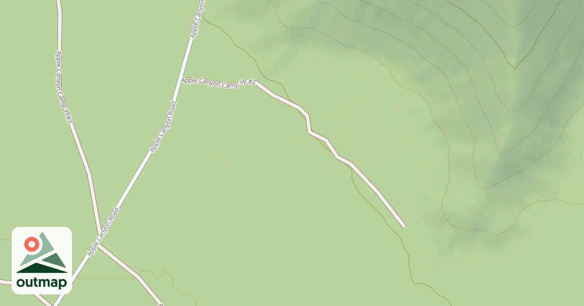 Map of APPLE CANYON CAMP YP #2