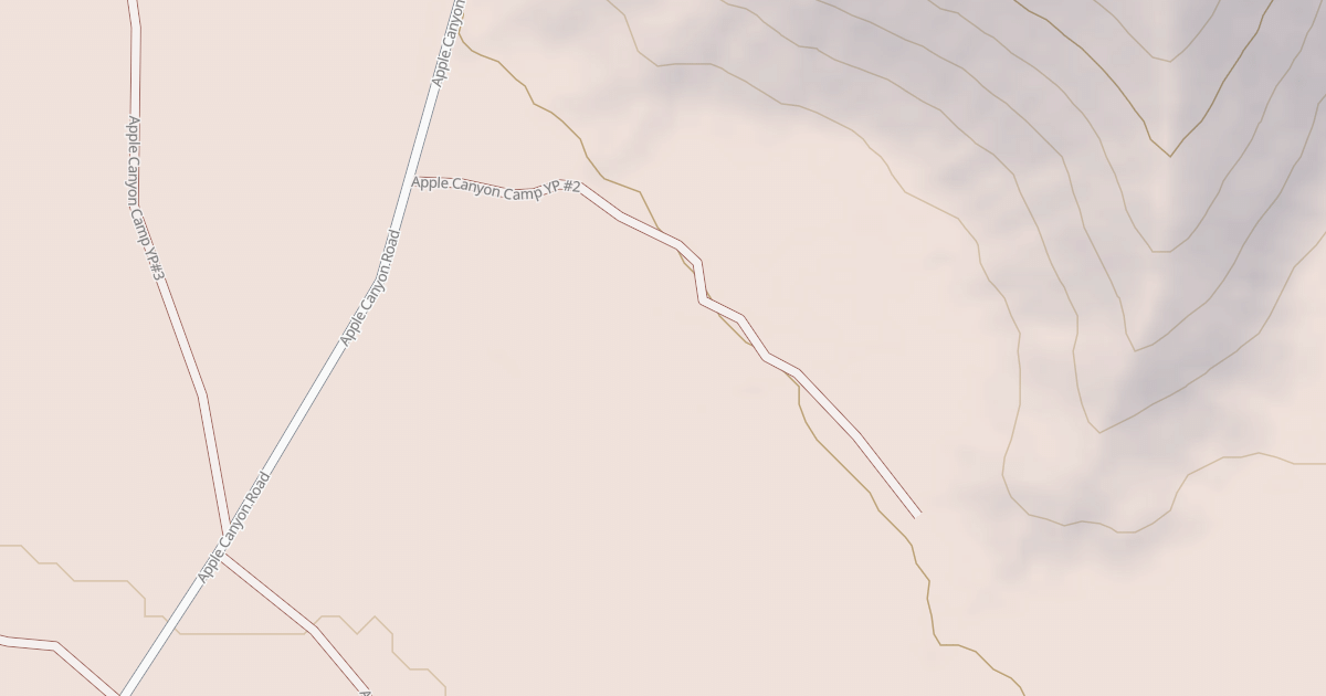 Map preview of APPLE CANYON CAMP YP #2