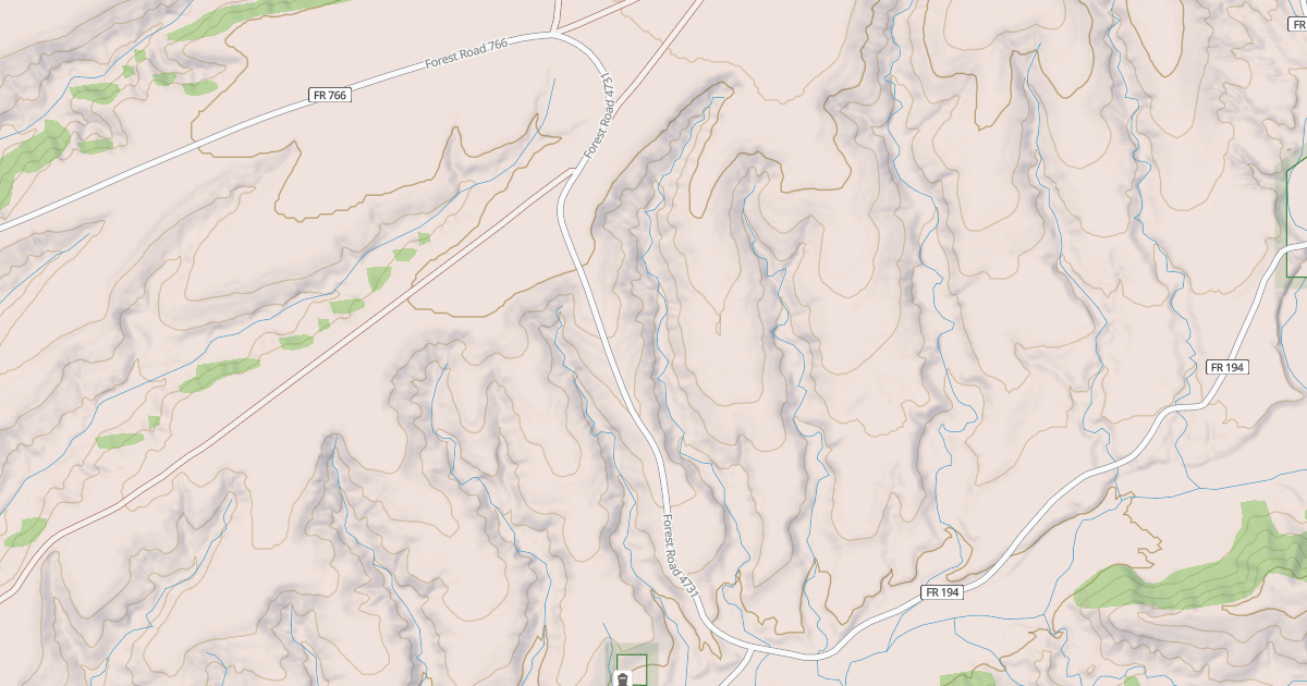 Map preview of JONES PARKER