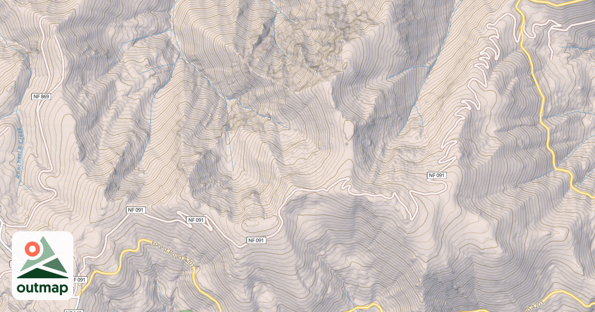 Map of FIDDLER MTN