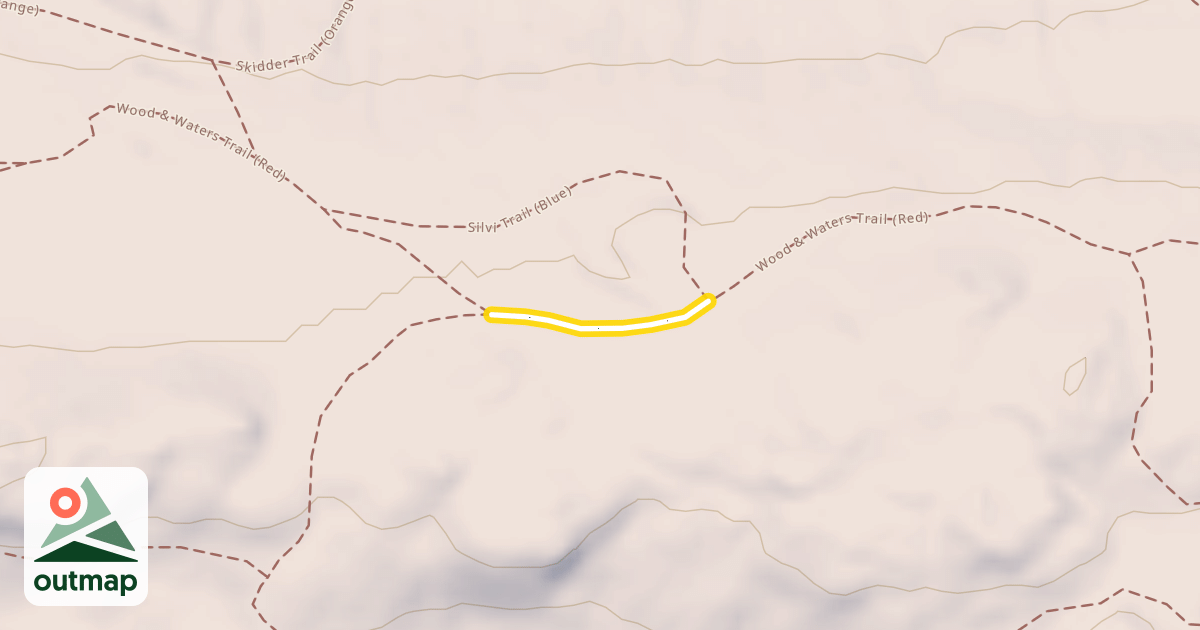 Map of Wood & Waters Trail (Red)