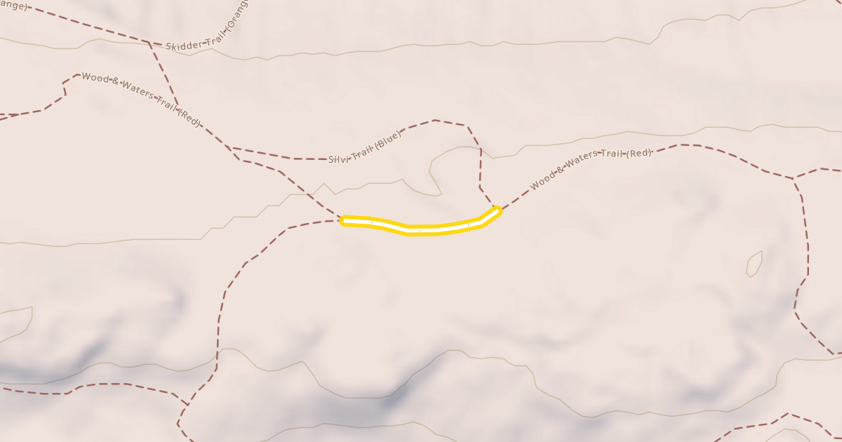 Map preview of Wood & Waters Trail (Red)