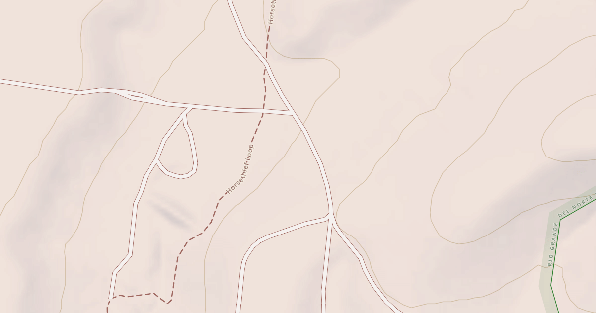 Map preview of East Rim Trail - South