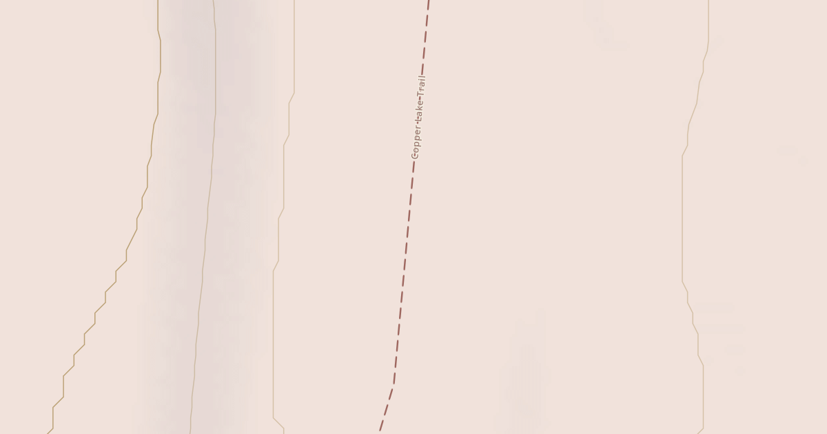 Map preview of Copper Lake Trail