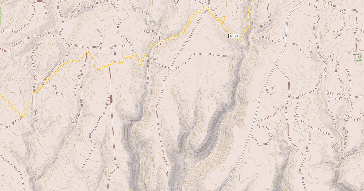 Map preview of USFS National Forest System Roads {FF109AF3-B436-47E1-B73E-7AE537ABB50E}