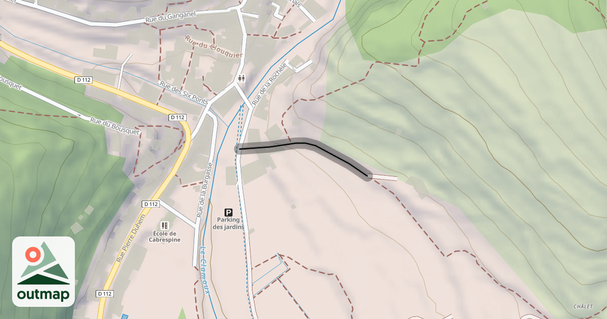 Map of Chemin de Brescou