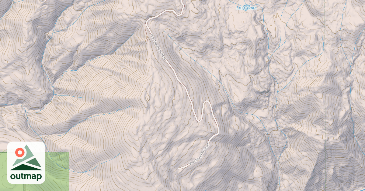 Map of PINE MTN