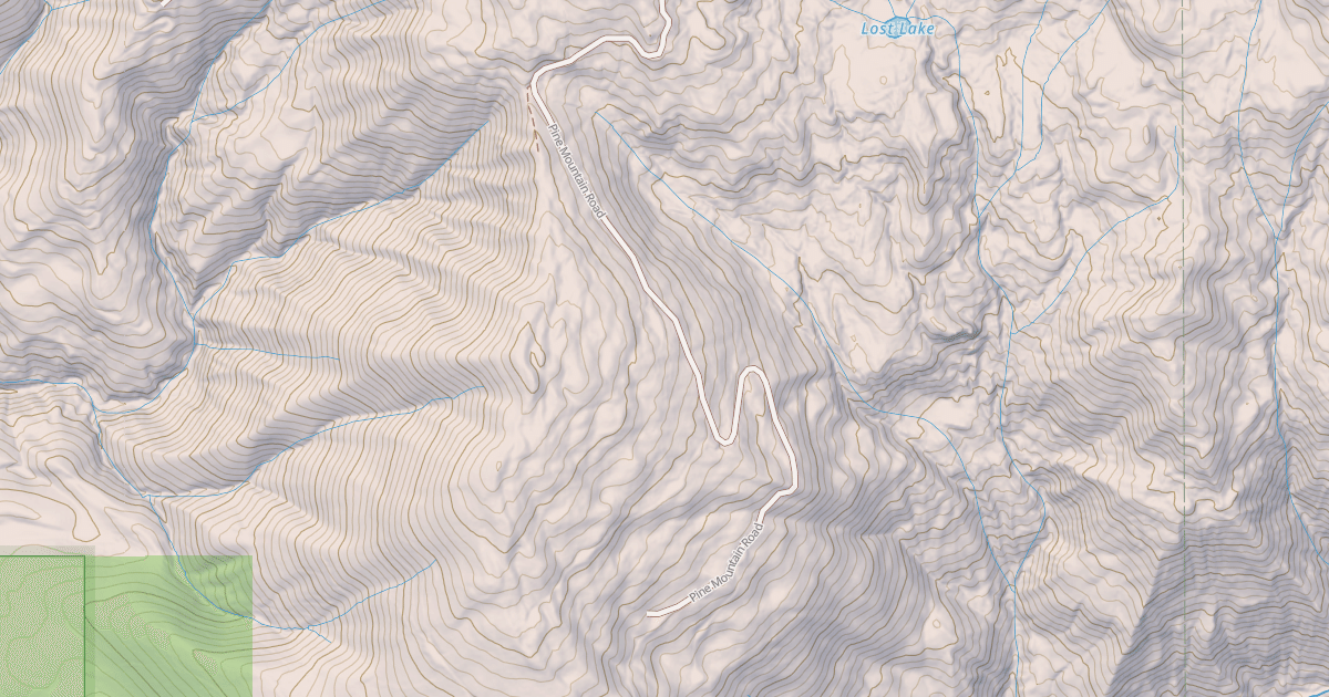 Map preview of PINE MTN