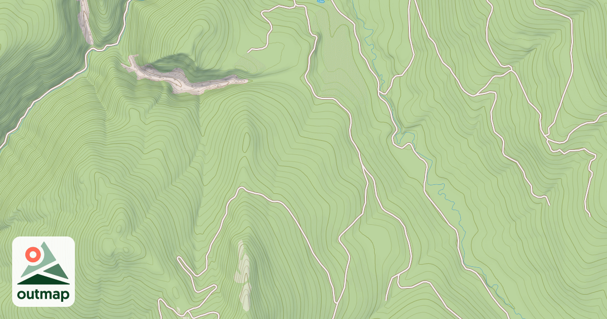 Map of BALDY BIG CR CONN