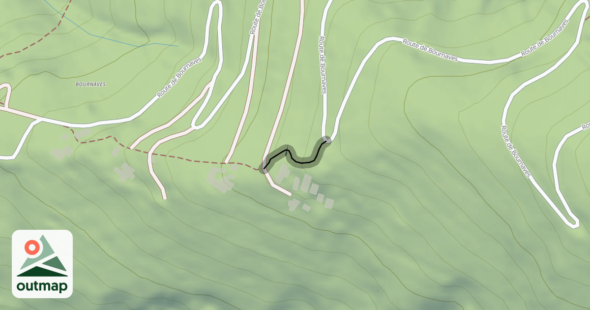 Map of Chemin des Vignes