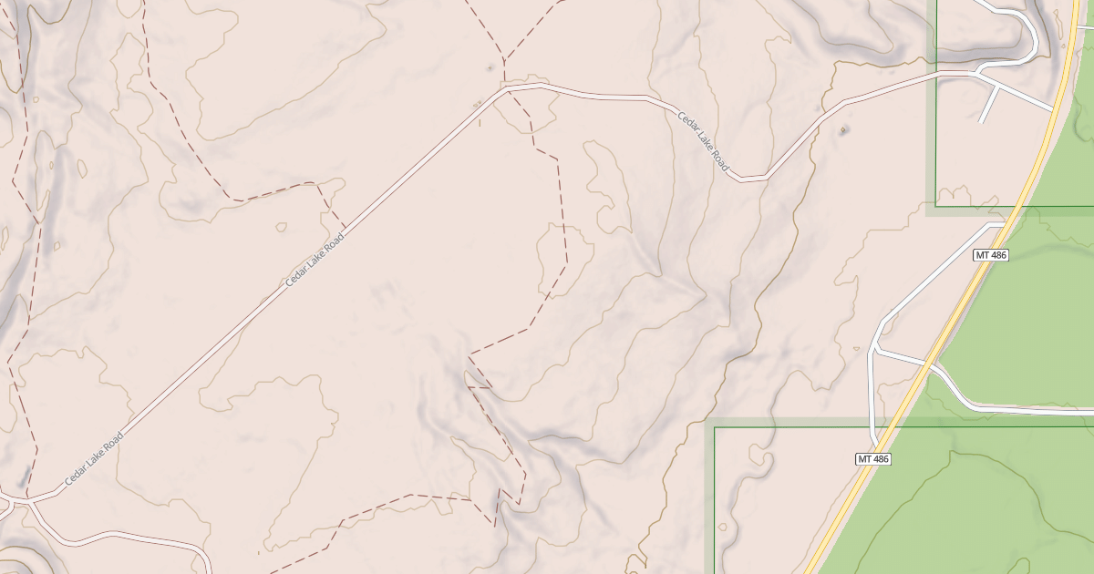 Map preview of CEDAR FLATS