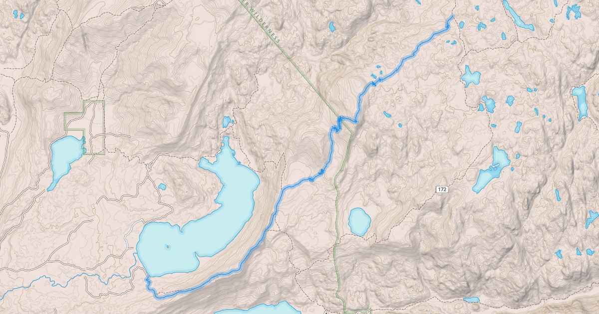 Map preview of Horseshoe Lake