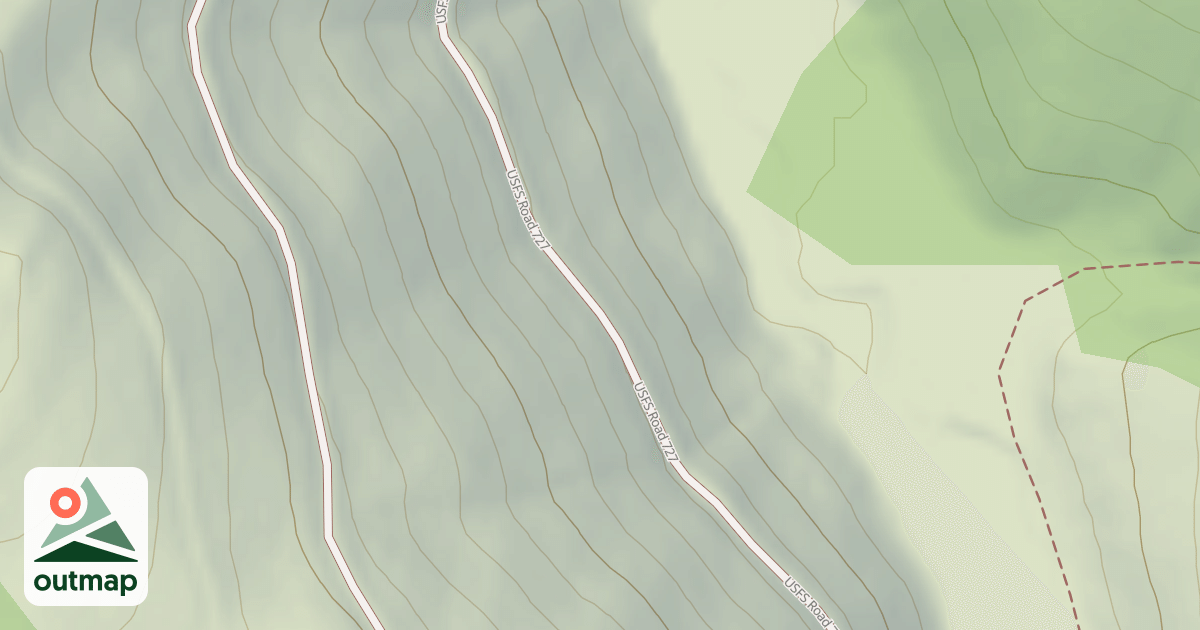 Map of (FDR) REIMEL CREEK
