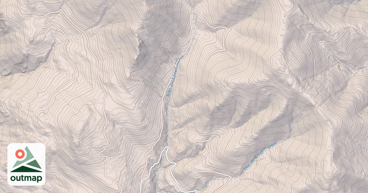 Map of FAWN PEAK