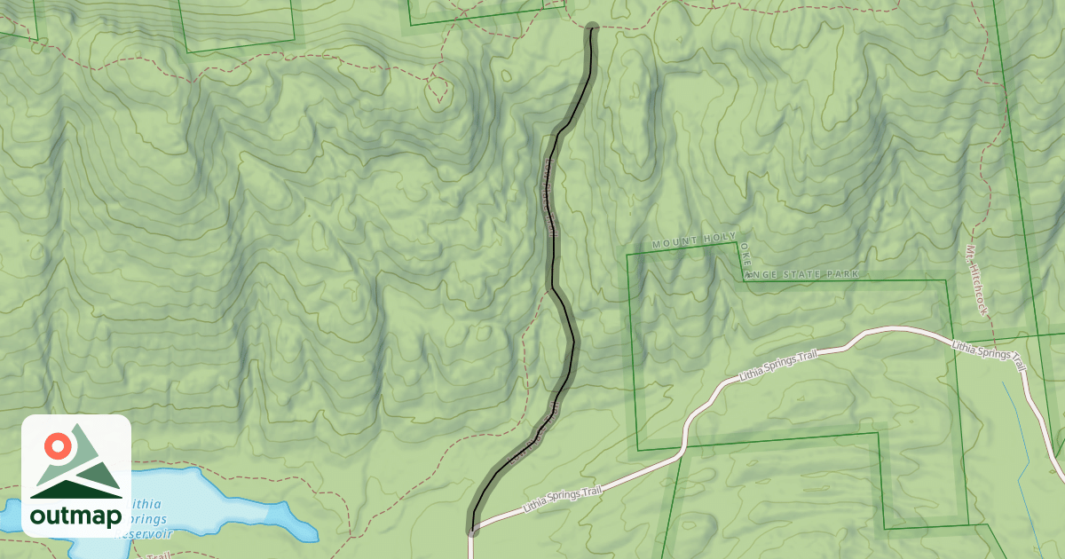 Map of Low Place Trail