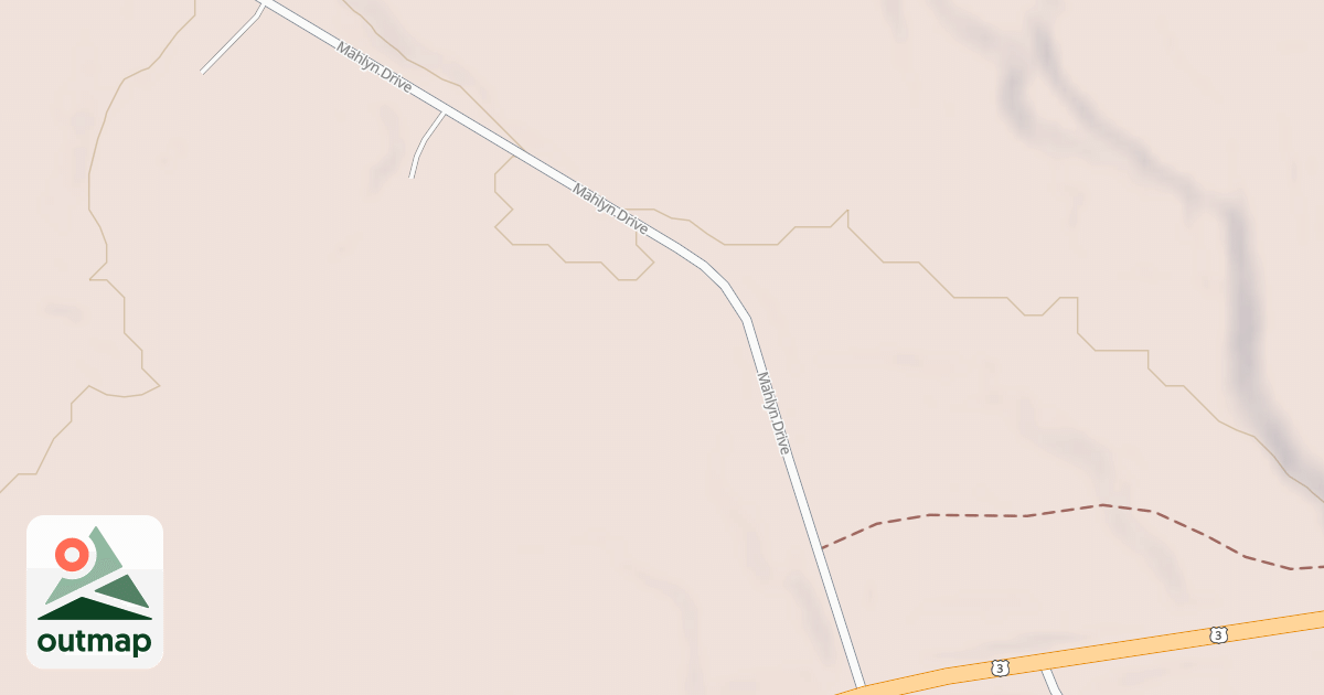 Map of Mahlyn Dr