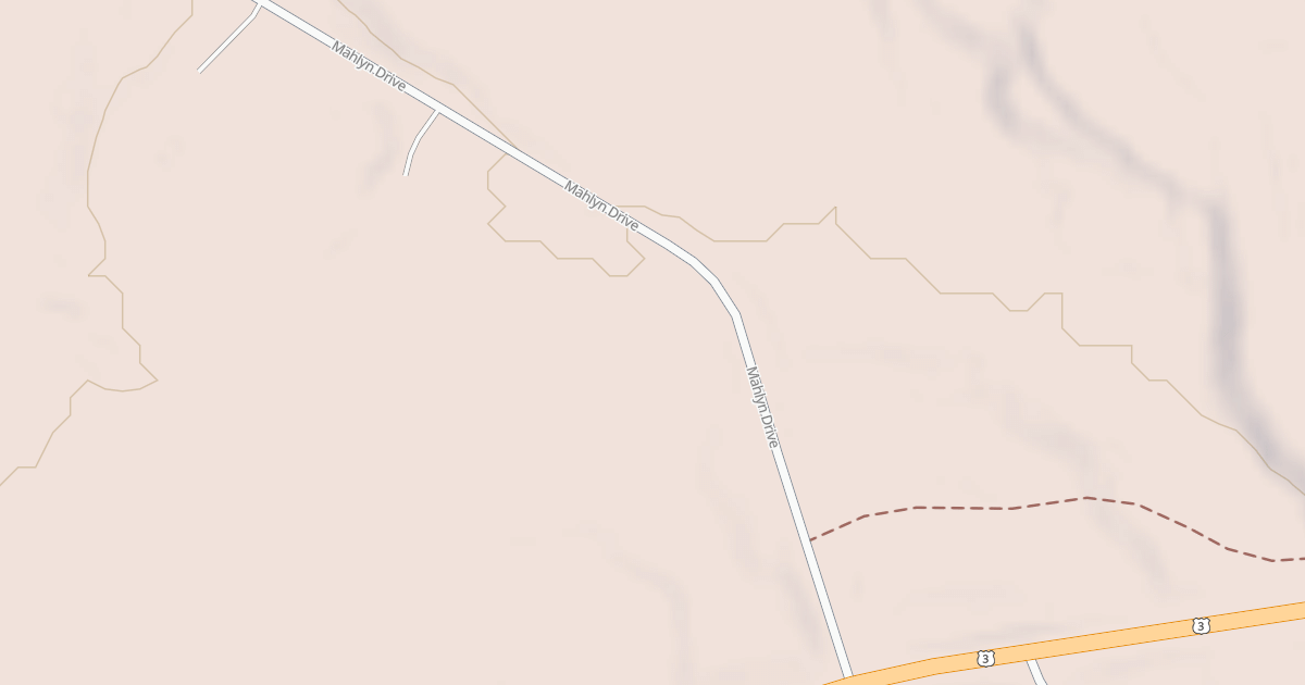 Map preview of Mahlyn Dr