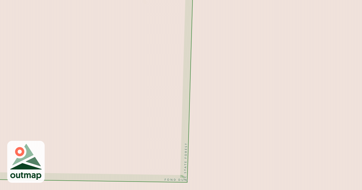 Map of Fond du Lac State Forest Trails