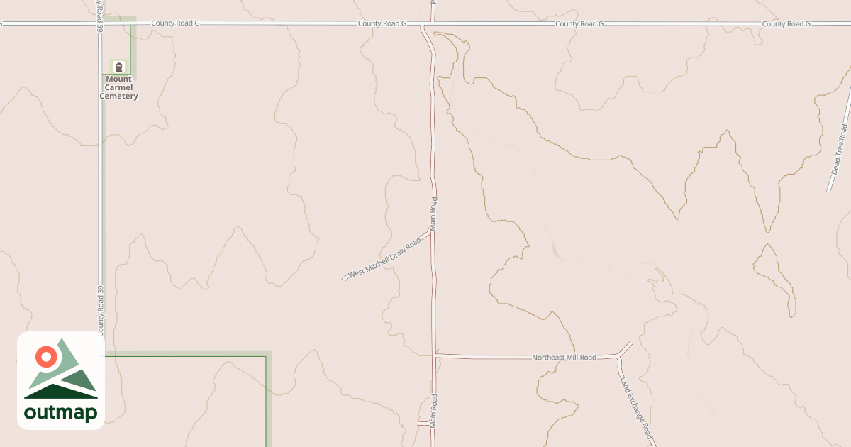 Map of PRAIRIE CHICKEN BLIND