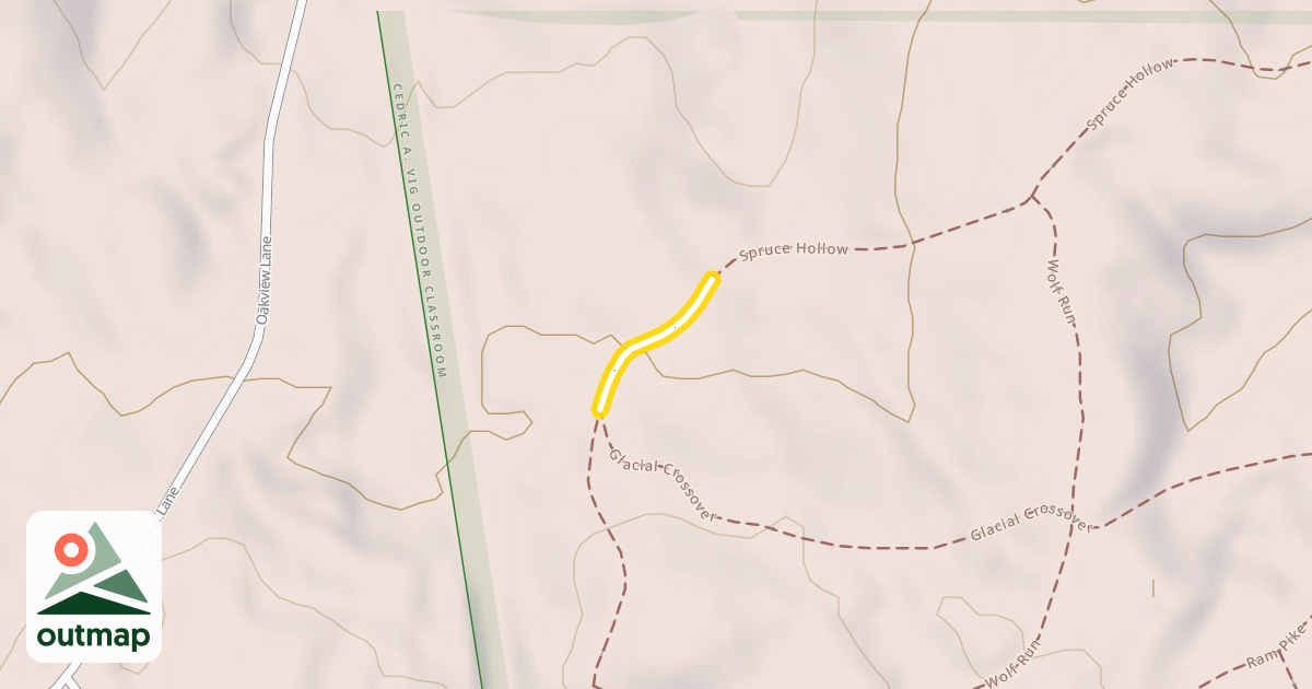 Map of Spruce Hollow