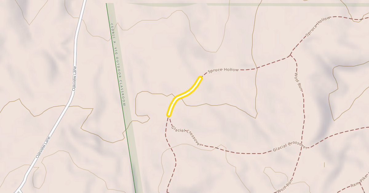 Map preview of Spruce Hollow