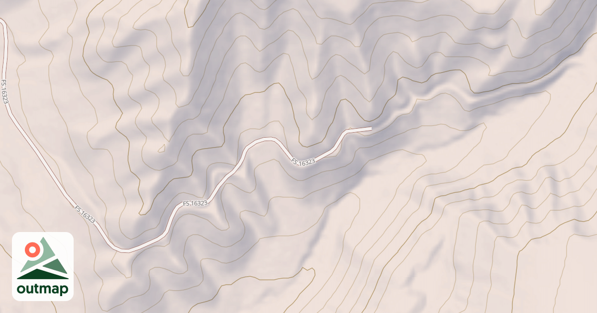Map of CAMP SAW SPUR