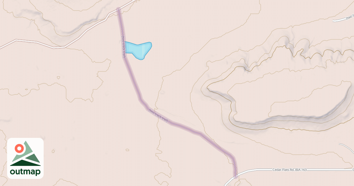 Map of (two track trail)