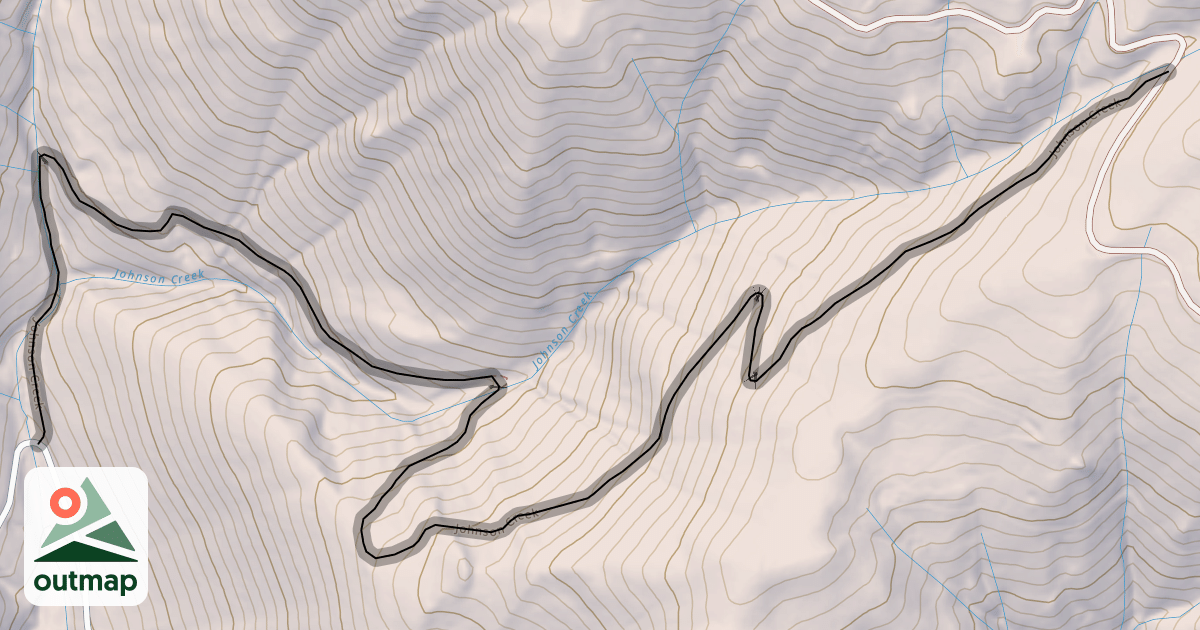 Map of Johnson Creek
