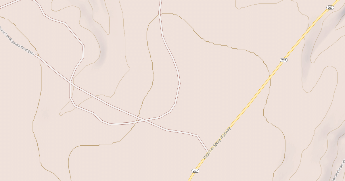 Map preview of USFS Motor Vehicle Use Map Roads {F79DE851-16C3-4644-BA3C-235DB47B4F93}