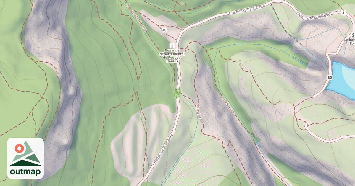 Map of Chemin de Bibemus