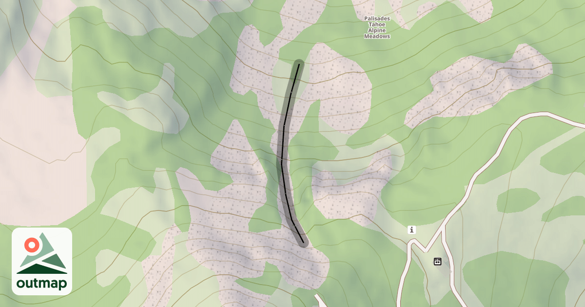 Map of High Yellow Gully